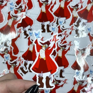 Dornröschen Eule Prinz Aufkleber, Disney Aurora, Dornröschen, Prinzessin Aufkleber, Prinz, süßer Aufkleber, Disney Aufkleber, Geschenk für Nerd