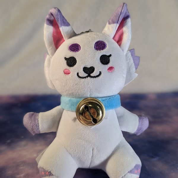 Vinter Softpaws plush furry fursona cat kitty cute kawaii pastels keychain