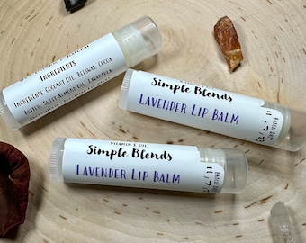 Bálsamo labial de lavanda