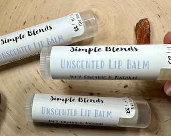 Balsamo per labbra senza profumo