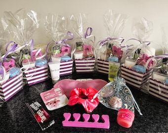 Caja de regalo para fiestas de pijamas precargada: regalo para una adolescente