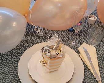 Rose Gold Pamper Party Box: Luxury Birthday Favors