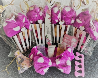 Girls Pamper Party Favor Box: Spa Gift Set