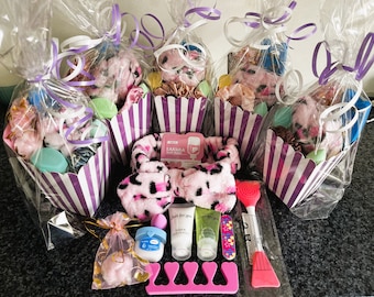 Luxury Pamper Party Favor Bag: Birthday Spa Gift Set