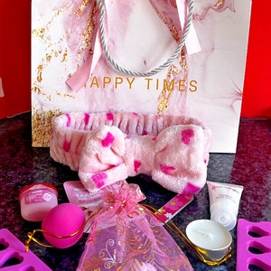Vorgefüllte ältere Mädchen Luxus Geburtstagsparty-Taschen, Teen Girls Party Gastgeschenke, Sleepover Fun, Hen Party Geschenke, Brautjungfer Danke Geschenke