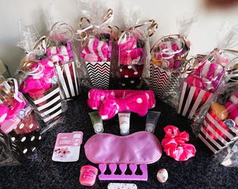Caja de regalo para fiestas de pijamas precargada: regalo para una adolescente