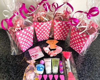 Pre Filled Older Girls Luxury Birthday Pamper Party Bags, 6.99 each, 10 Items, Hen Party Pamper Gift Box, Bridesmaid Thank you Gifts