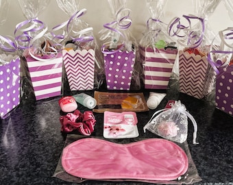 Purple Pamper Party Box: Teen Birthday Sleepover Beauty Gifts