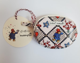 Paddington Bear Oval Zip Up Coin Purse