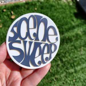 Yes And Scene Sweep Sticker, Improv Gift, Actor Graduation Gift, Improv Comedy, Drama School Gift, Musical Theatre Gift