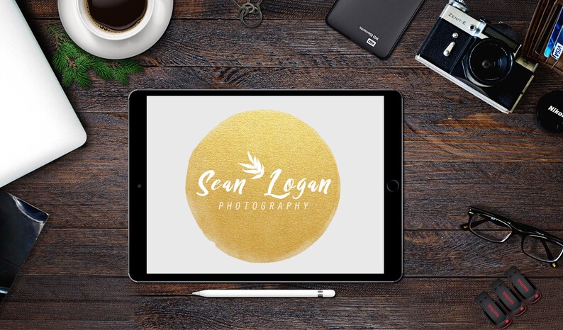 logo brand Premade logo business logo logo design beauty logo Stylish logo photography watermark shabby chic logo watermark design