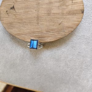 Labradorite Ring, 925 Sterling Silver Labradorite Ring, Labradorite Sterling Silver Simple Ring, Labradorite Healing Ring, Labradorite Boho