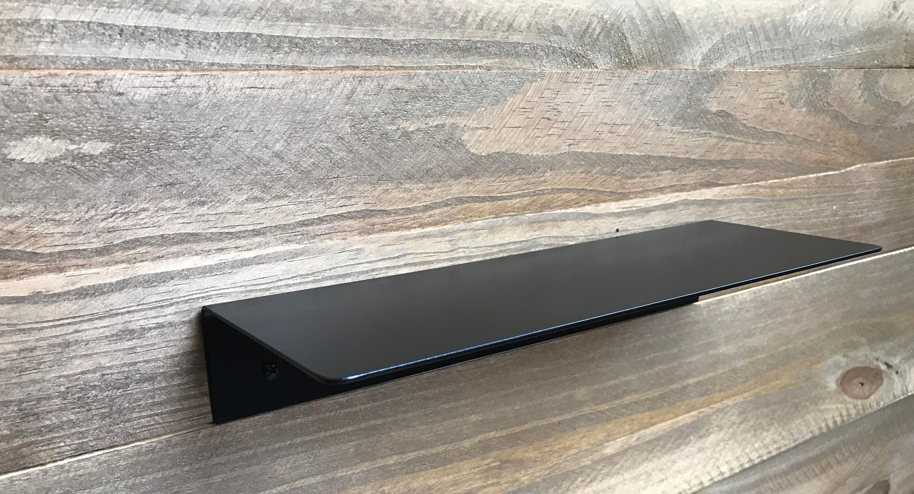 Modern Bent Metal Shelf / Metal Floating Shelf / Metal Picture Etsy