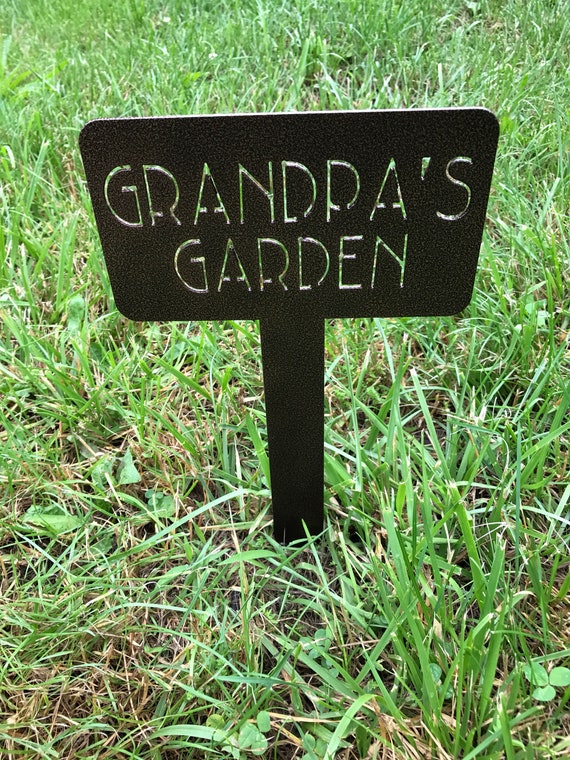 Custom Name Garden Stake Grandpa S Image 0