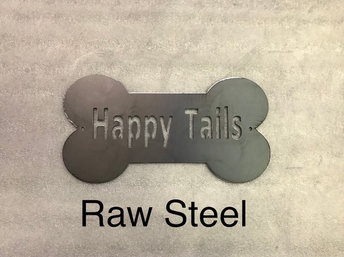 Dog Name Plate / Dog Bone Sign / Giant Dog Name Tag / Dog Etsy