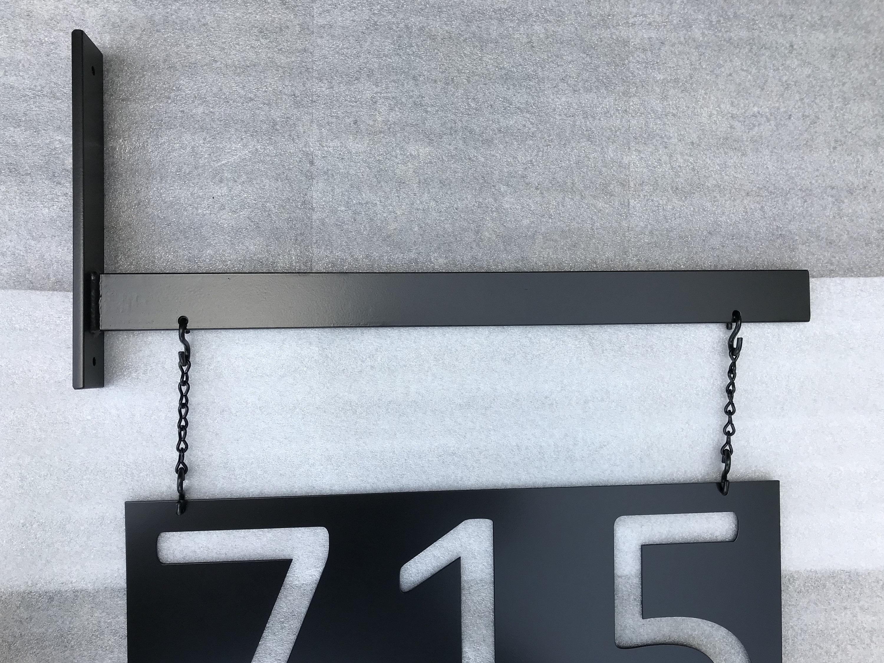 Large Hanging House Number With Heavy Duty Hanger / Commercial Etsy