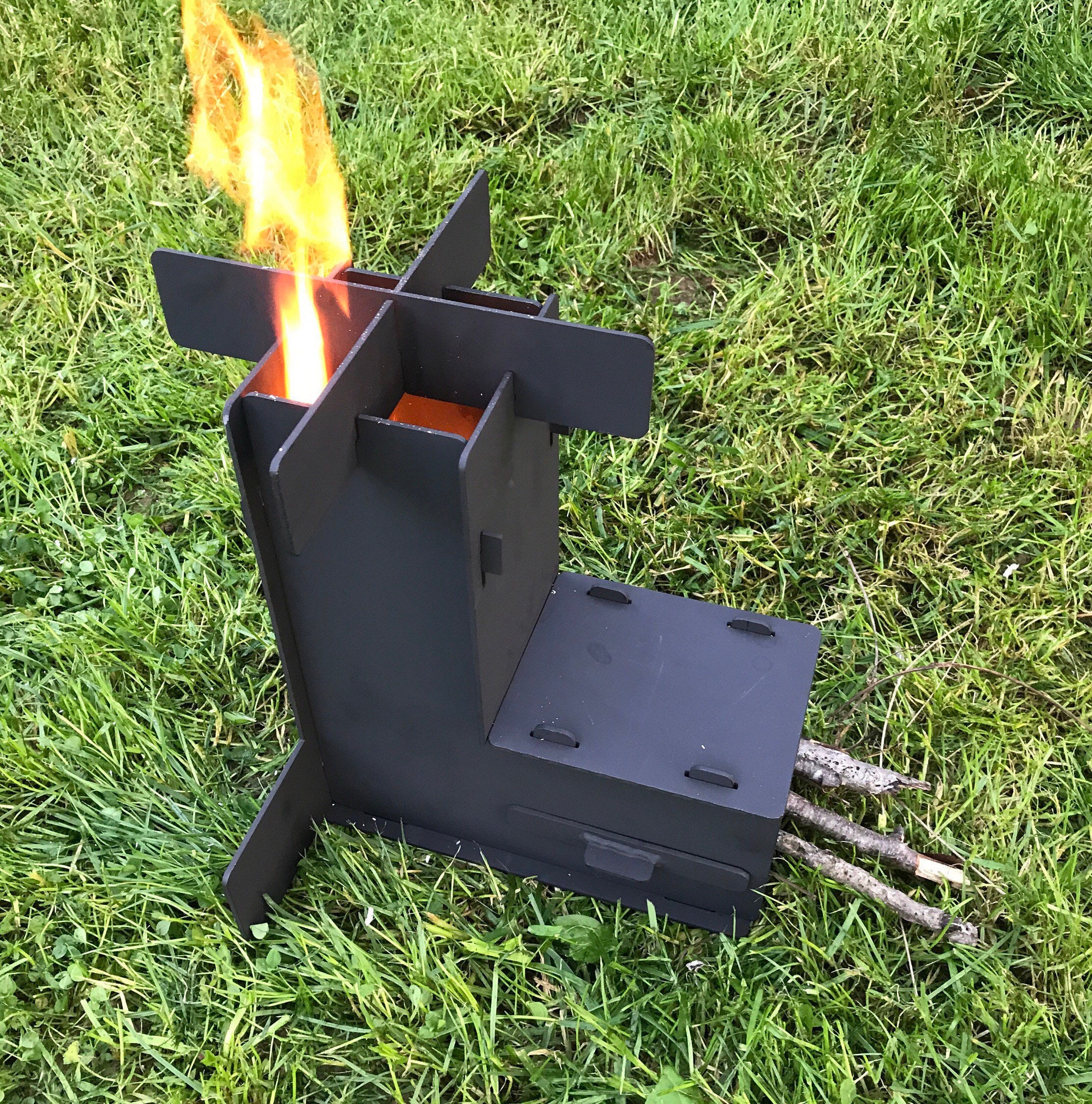 Collapsible Rocket Stove Camping Stove / Wood Stove / Etsy Canada
