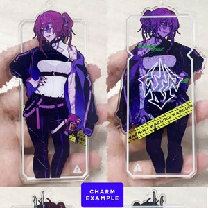 honkai star rail - pathstrider acrylic charm + strap