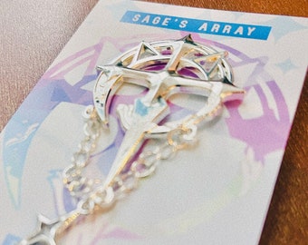 Broche esmaltado de sabio de FFXIV