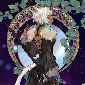 Ffxiv / Final Fantasy 14 Zero Print - Etsy