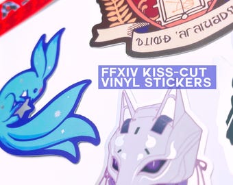 Pegatinas de vinilo surtidas de FFXIV