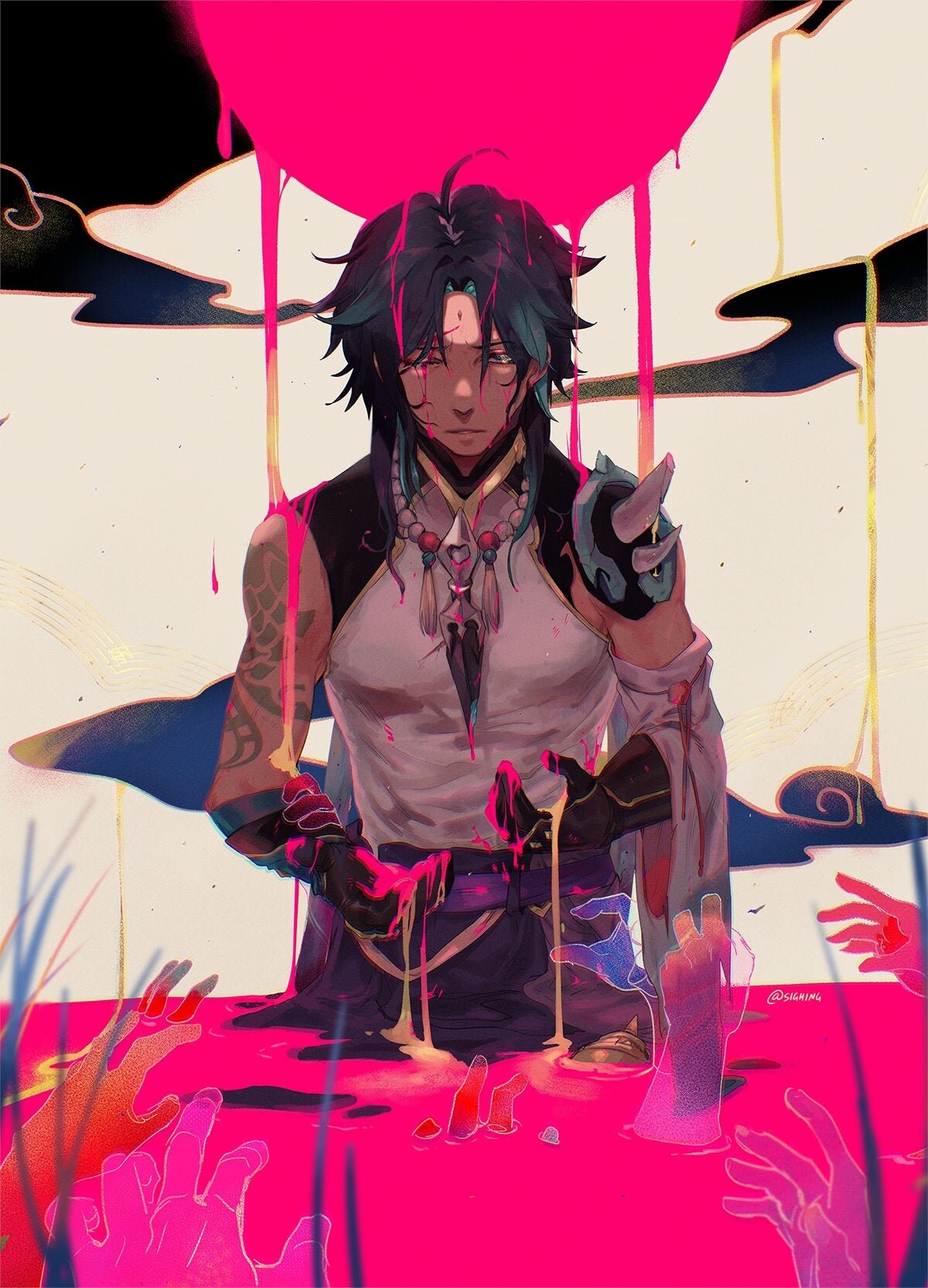 Genshin Impact Xiao Print - Etsy