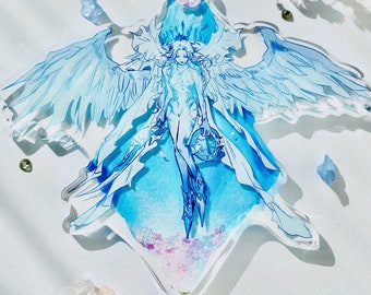 ffxiv 5&quot; mothercrystal (hydaelyn) charm