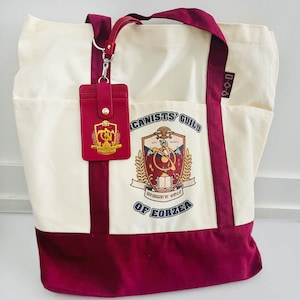 ffxiv arcanists' guild tote bag+passholder