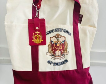 ffxiv arcanists' guild tote bag+passholder