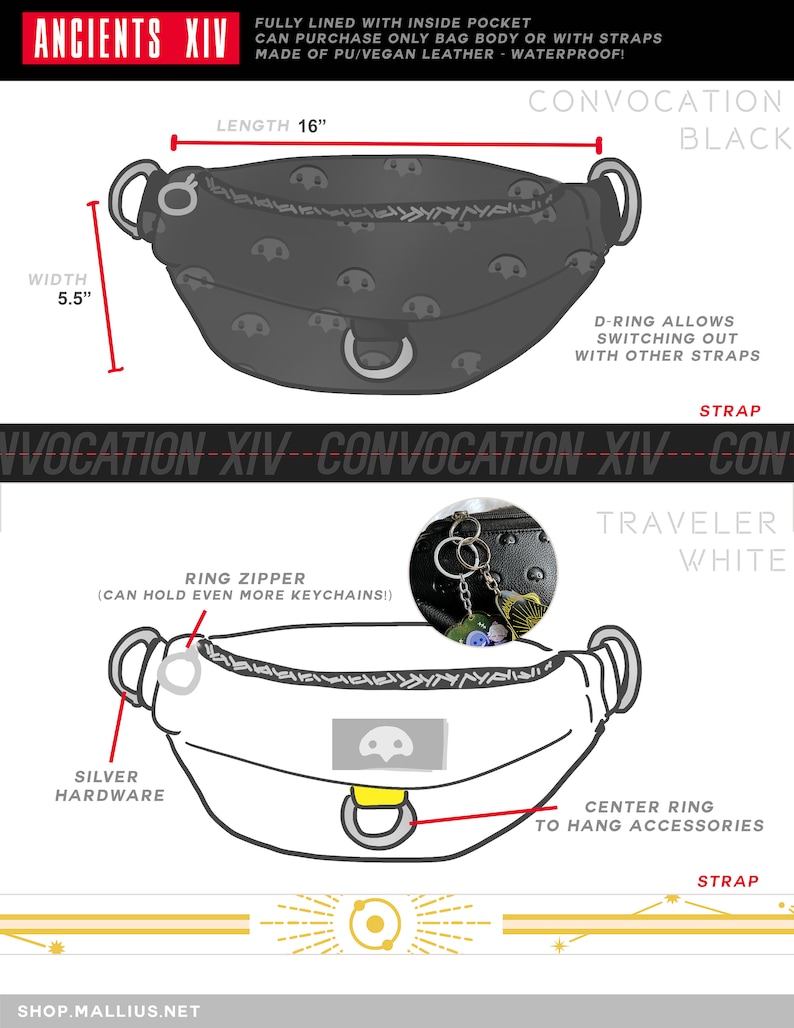 Ffxiv Elpis Crossbody Leather Bag Etsy