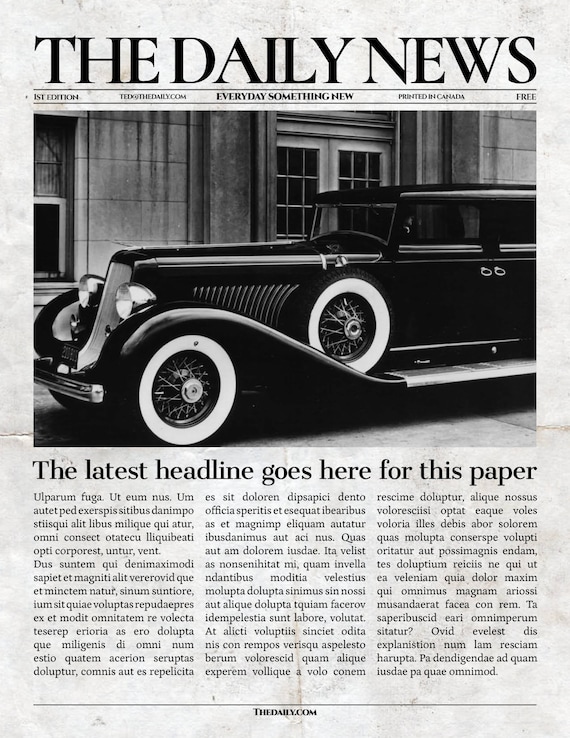 12 Page Newspaper Template Adobe Indesign 8 5x11 Inch Etsy 12 Page Newspaper Template Adobe Indesign 8 5x11 Inch Etsy