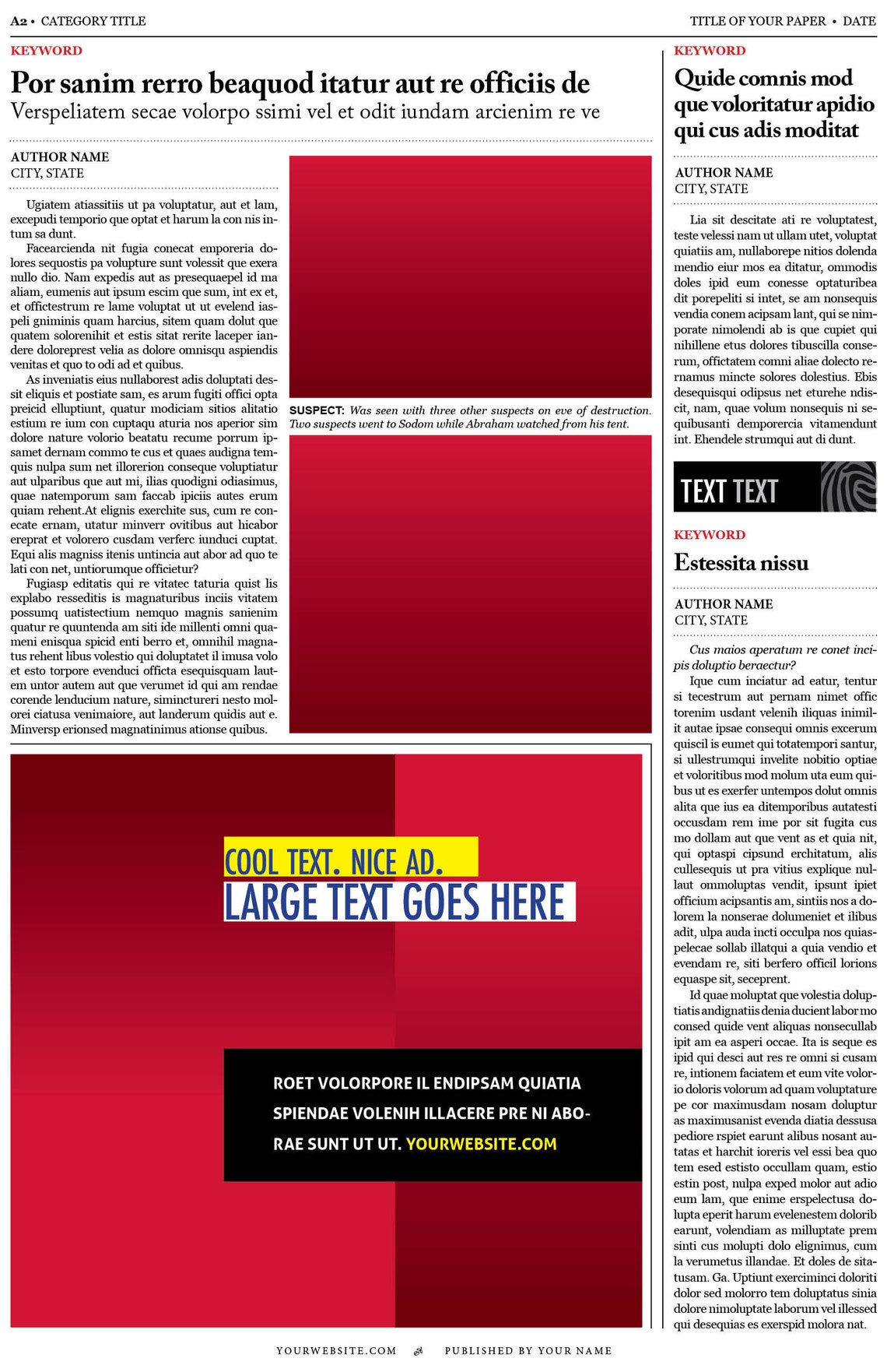 Vintage Newspaper Template For Adobe Indesign 10 Pages Etsy vintage-newspaper-template-for-adobe-indesign-10-pages-etsy