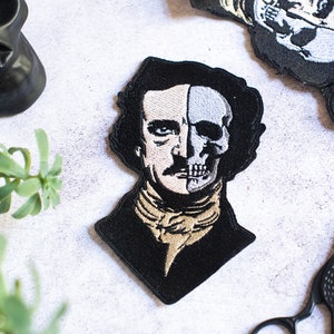 Edgar Allan Poe embroidered patch