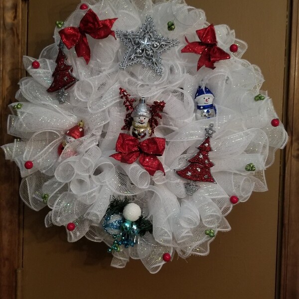 Mesh Christmas Tree Etsy