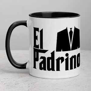 Tasse El Padrino avec couleur noire à l’intérieur