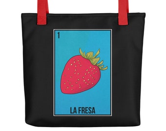 La Fresa Mexican Loteria Card Gift Tote Bag