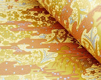1 sheet 42x59cm Japanese Yuzen Washi Chiyogami Papers P033