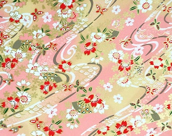 1 sheet 42x59cm Japanese Yuzen Washi Chiyogami Papers P167