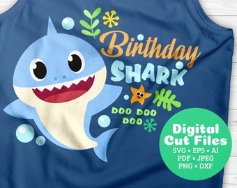 Download Boy shark svg | Etsy