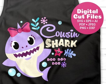 Download Baby shark cricut | Etsy