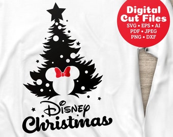 Download Disney christmas svg | Etsy