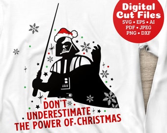 Download Free Star Wars Christmas Clip Art Etsy SVG DXF Cut File