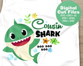 Download Shark Family doo doo doo Bundle SVG Baby Shark Svg Cricut ...