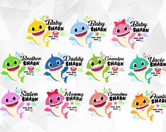 Download Baby shark doo doo svg | Etsy