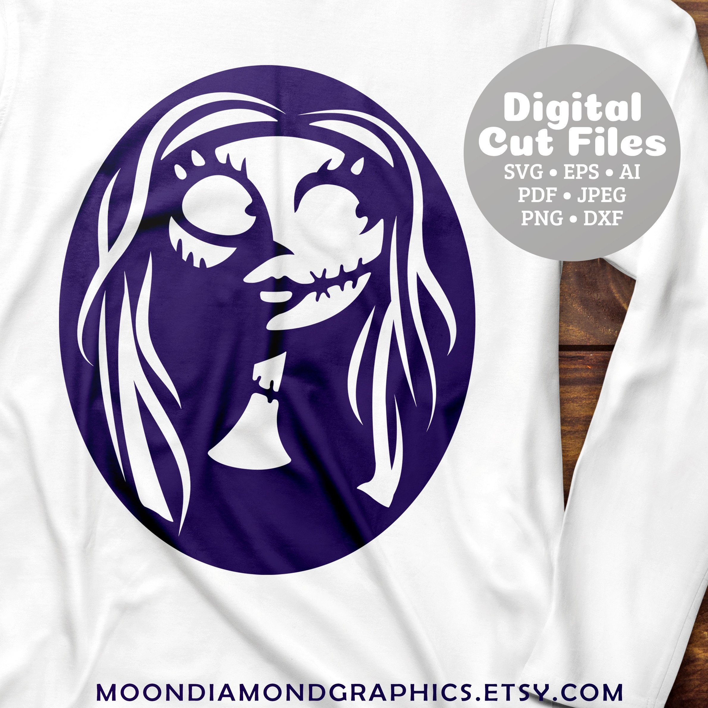 Download Free Halloween Nightmare Before Christmas Sally Svg Cricut Cut Etsy SVG DXF Cut File