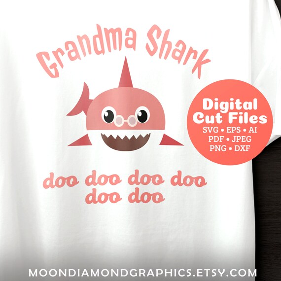 Free Free 166 Grandma Shark Svg SVG PNG EPS DXF File