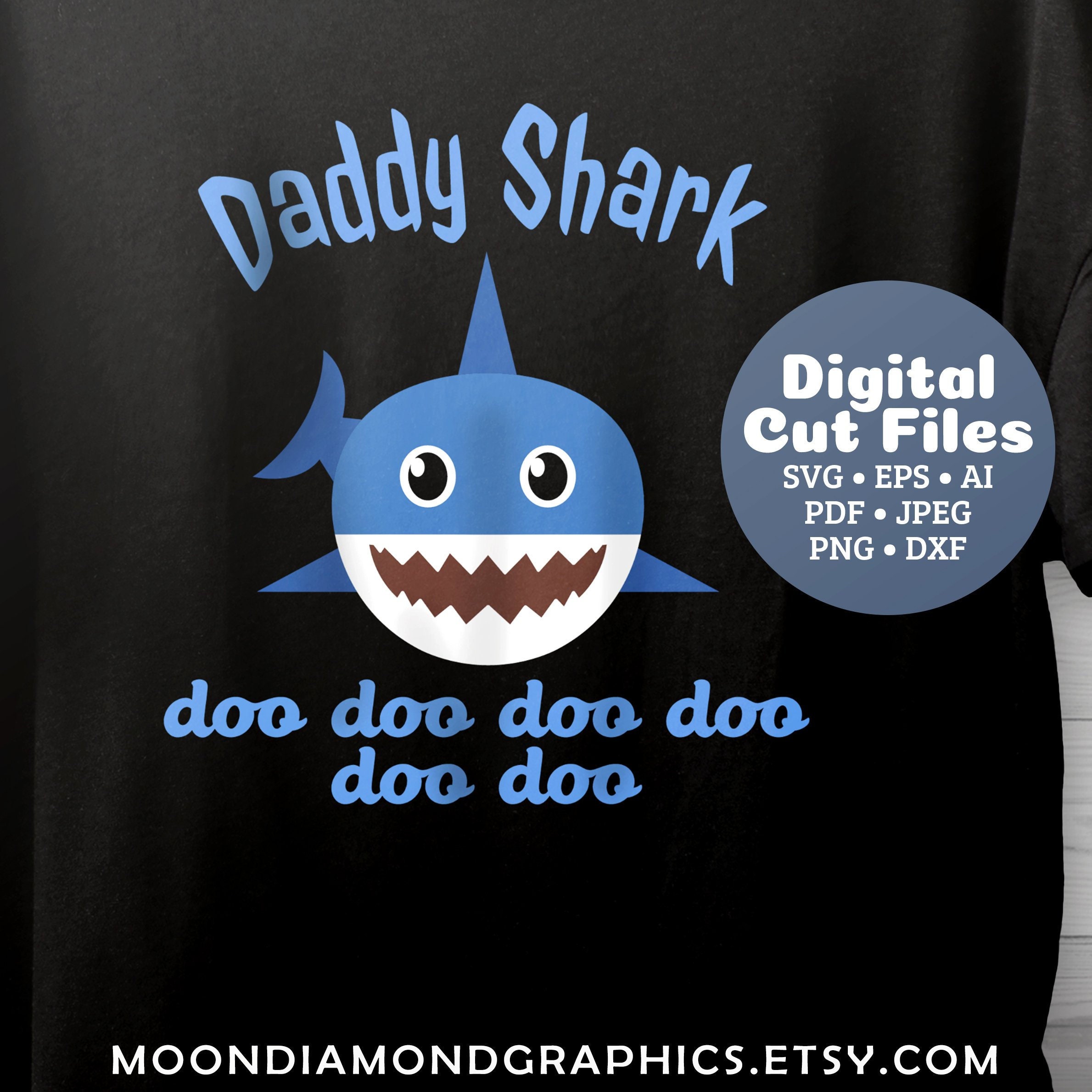 Free Free 323 Daddy Shark Svg SVG PNG EPS DXF File