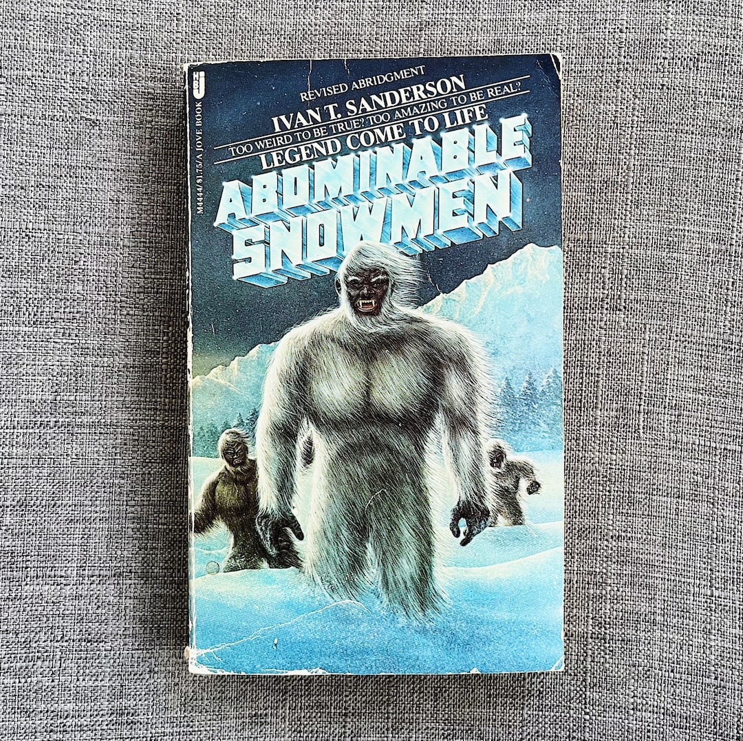 Abominable Snowmen Legend Come to Life by Ivan T. Sanderson Etsy