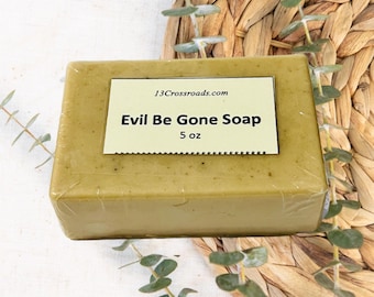Evil Be Gone Bath Soap - Hoodoo, Voodoo, Wicca, Pagan