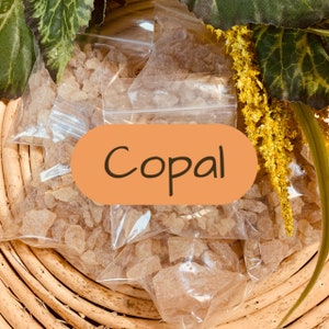 Resina de copal para espíritus, Santa Muerte, purificación - para Brujería Hoodoo Vudú Wicca Rituales Paganos Hechizos